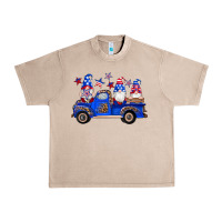 French Oak american flag gnomes truck Urban Heavy Tee - Artiststas
