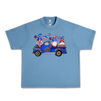Pebble Blue american flag gnomes truck Urban Heavy Tee - Artiststas