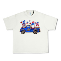 Pistachio american flag gnomes truck Urban Heavy Tee - Artiststas