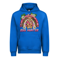 Cobalt easter pink camouflage egg hunter  bunny rainbow Urban Hoodie - BarkalooDesign