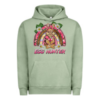 Pigment Oil Green easter pink camouflage egg hunter  bunny rainbow Urban Hoodie - BarkalooDesign