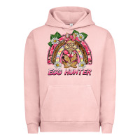 Pigment Salmon easter pink camouflage egg hunter  bunny rainbow Urban Hoodie - BarkalooDesign