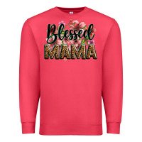 Cardinal flowers blessed mama Premium Sweatshirt - Zillion Design Studio