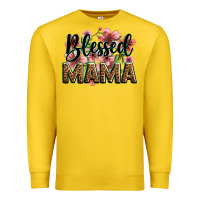 Lemon flowers blessed mama Premium Sweatshirt - Zillion Design Studio