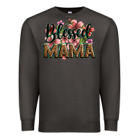 Smoke flowers blessed mama Premium Sweatshirt - Zillion Design Studio