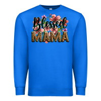 True Royal flowers blessed mama Premium Sweatshirt - Zillion Design Studio