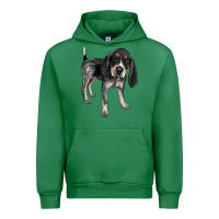 Emerald bluetick coonhound Urban Hoodie - LillyAllenDesigns