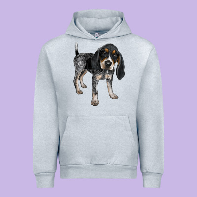 Bluetick Coonhound Urban Hoodie Designed By Lillyallendesigns