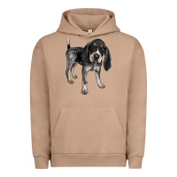 Pigment Burro bluetick coonhound Urban Hoodie - LillyAllenDesigns