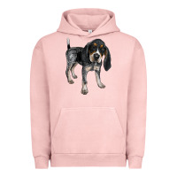 Pigment Salmon bluetick coonhound Urban Hoodie - LillyAllenDesigns