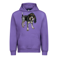 Tulip bluetick coonhound Urban Hoodie - LillyAllenDesigns