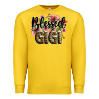 Lemon flowers blessed gigi Premium Sweatshirt - Zillion Design Studio