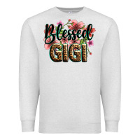 Oatmeal Heather flowers blessed gigi Premium Sweatshirt - Zillion Design Studio