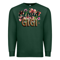 Sports Green flowers blessed gigi Premium Sweatshirt - Zillion Design Studio
