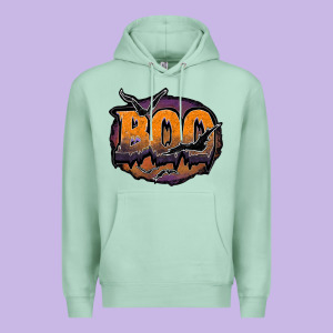 Boo Premium Hoodie Designed By Jahusdesignshop