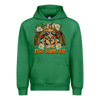 Emerald easter egg hunter  rabbit rainbow Urban Hoodie - BarkalooDesign