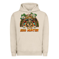 Pigment French Oak easter egg hunter  rabbit rainbow Urban Hoodie - BarkalooDesign