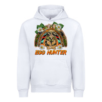 White easter egg hunter  rabbit rainbow Urban Hoodie - BarkalooDesign