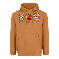 Meerkat peace love teach Heavyweight Hoodie - texasbilliewilder