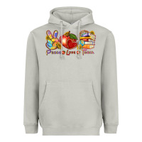 Moon Dust peace love teach Heavyweight Hoodie - texasbilliewilder