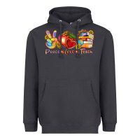 Smoke peace love teach Heavyweight Hoodie - texasbilliewilder