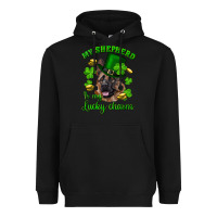 Black st.patrick's day my shepherd is my lucky charm Heavyweight Hoodie - RanaPortraitStore