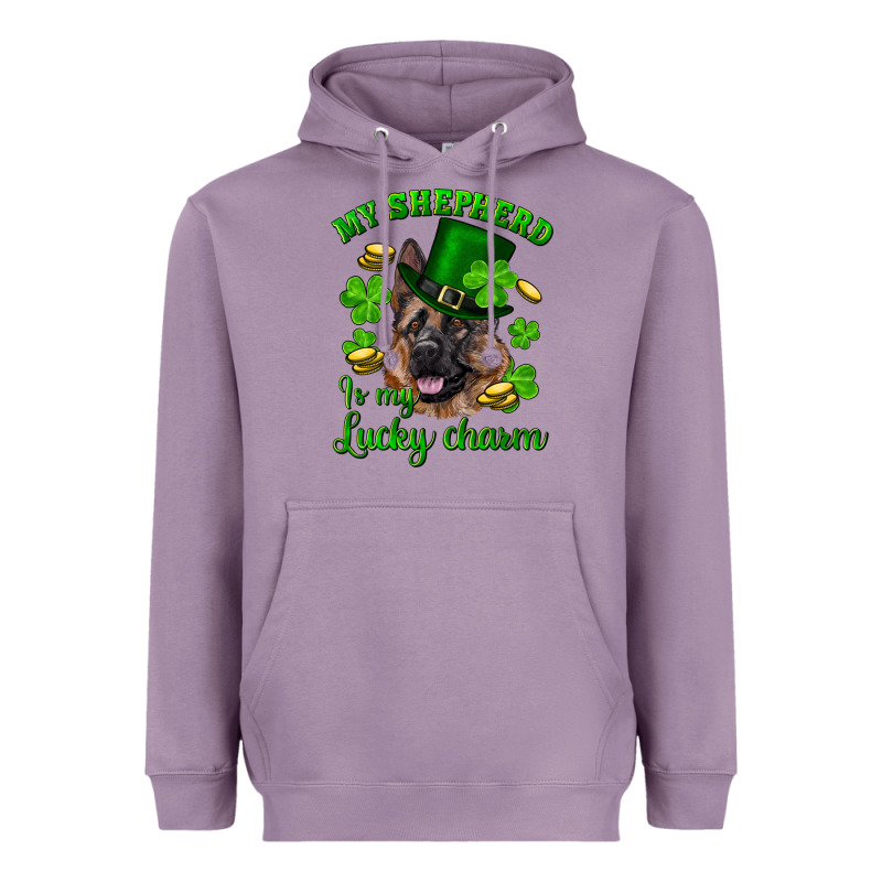 St.patrick's Day My Shepherd Is My Lucky Charm Heavyweight Hoodie by RanaPortraitStore | Teevron