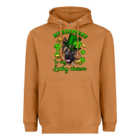 Meerkat st.patrick's day my shepherd is my lucky charm Heavyweight Hoodie - RanaPortraitStore