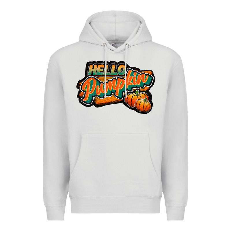 Hello Pumpkin Black Premium Hoodie by JahusDesignShop | Teevron