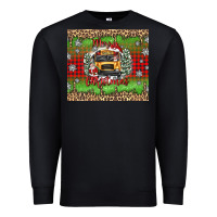 Black Christmas school bus Premium Sweatshirt - texasbilliewilder