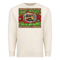 Christmas School Bus Premium Sweatshirt | Teevron