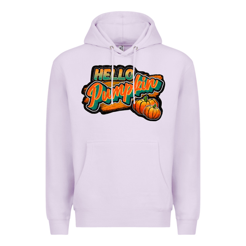 Hello Pumpkin Black Premium Hoodie by JahusDesignShop | Teevron