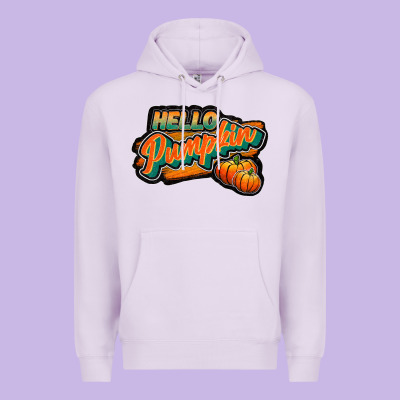 Hello Pumpkin Black Premium Hoodie Designed By Jahusdesignshop