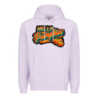 Lilac hello pumpkin black Premium Hoodie - JahusDesignShop