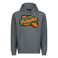 Rock hello pumpkin black Premium Hoodie - JahusDesignShop