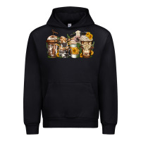 Black cows coffee cups Urban Hoodie - Jasminsmagicworld