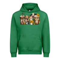 Emerald cows coffee cups Urban Hoodie - Jasminsmagicworld