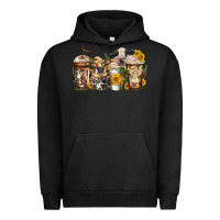 Pigment Black cows coffee cups Urban Hoodie - Jasminsmagicworld