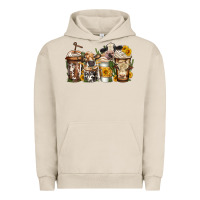 Cows Coffee Cups Urban Hoodie | Teevron