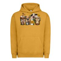 Pigment Peanut Butter cows coffee cups Urban Hoodie - Jasminsmagicworld