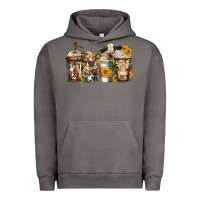 Pigment Tornado cows coffee cups Urban Hoodie - Jasminsmagicworld