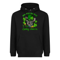 Black st.patrick's day my french bulldog is my lucky charm Heavyweight Hoodie - RanaPortraitStore