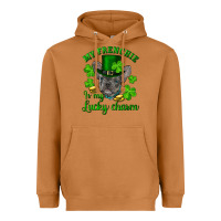 Meerkat st.patrick's day my french bulldog is my lucky charm Heavyweight Hoodie - RanaPortraitStore