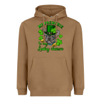 Toasted Coconut st.patrick's day my french bulldog is my lucky charm Heavyweight Hoodie - RanaPortraitStore