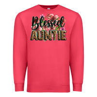 Cardinal flowers blessed auntie Premium Sweatshirt - Zillion Design Studio