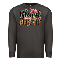 Smoke flowers blessed auntie Premium Sweatshirt - Zillion Design Studio