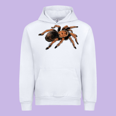 Mexican Red Knee Tarantula Urban Hoodie Designed By Lillyallendesigns