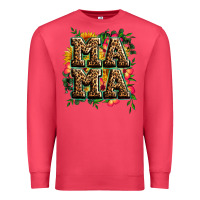 Cardinal floral leopard mama Premium Sweatshirt - Zillion Design Studio