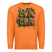 Carrot floral leopard mama Premium Sweatshirt - Zillion Design Studio