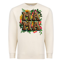 Sandshell floral leopard mama Premium Sweatshirt - Zillion Design Studio